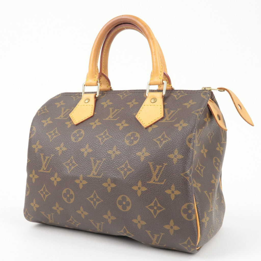 Louis Vuitton Monogram Speedy 25 Hand Bag Boston Bag M41528