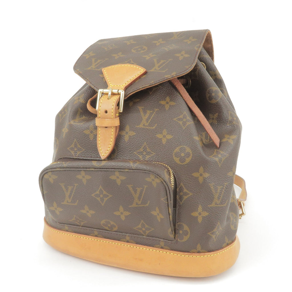 Louis Vuitton Monogram Montsouris MM Back Pack Bag M51136