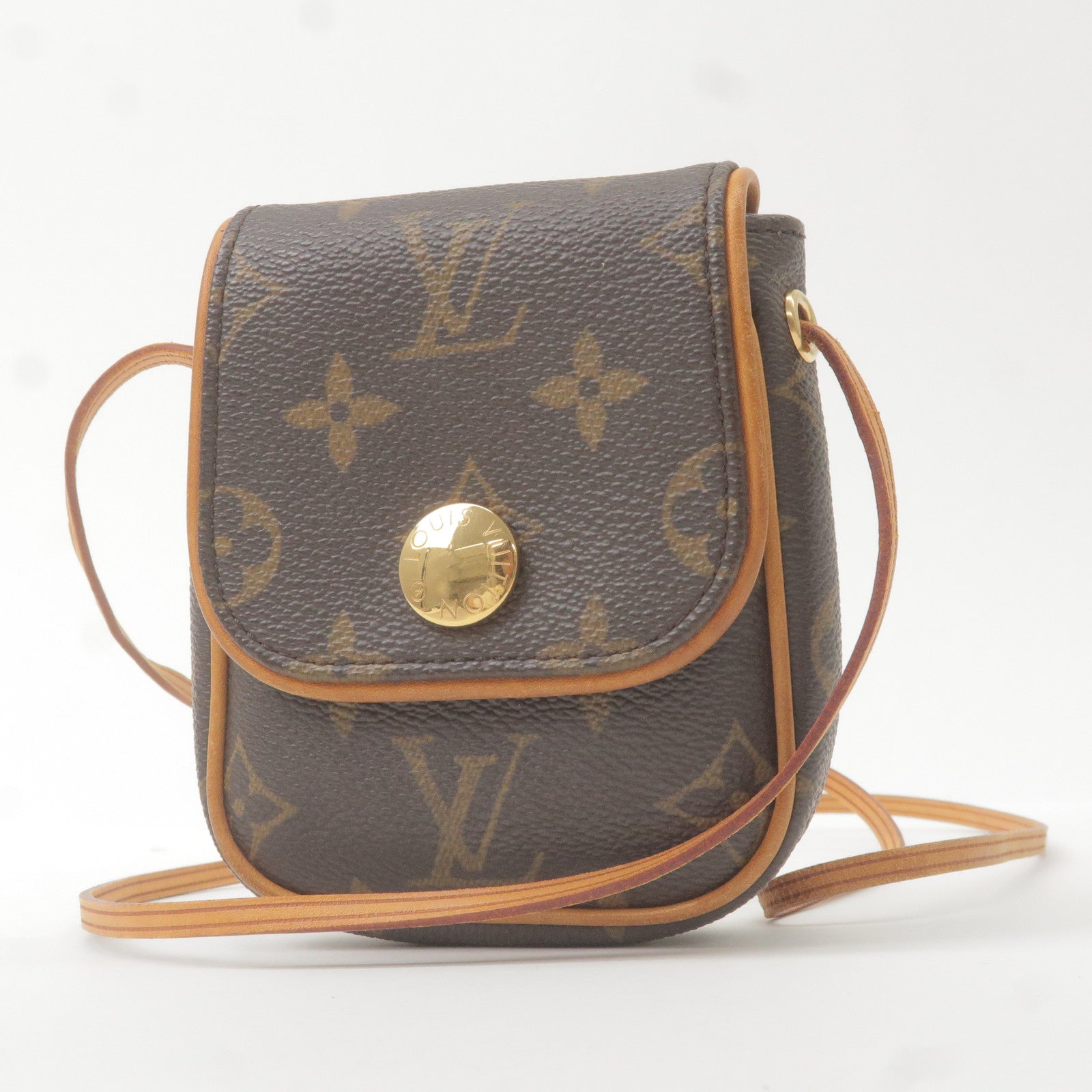 Louis Vuitton Monogram Pochette Cancun Shoulder Bag Pouch M60018