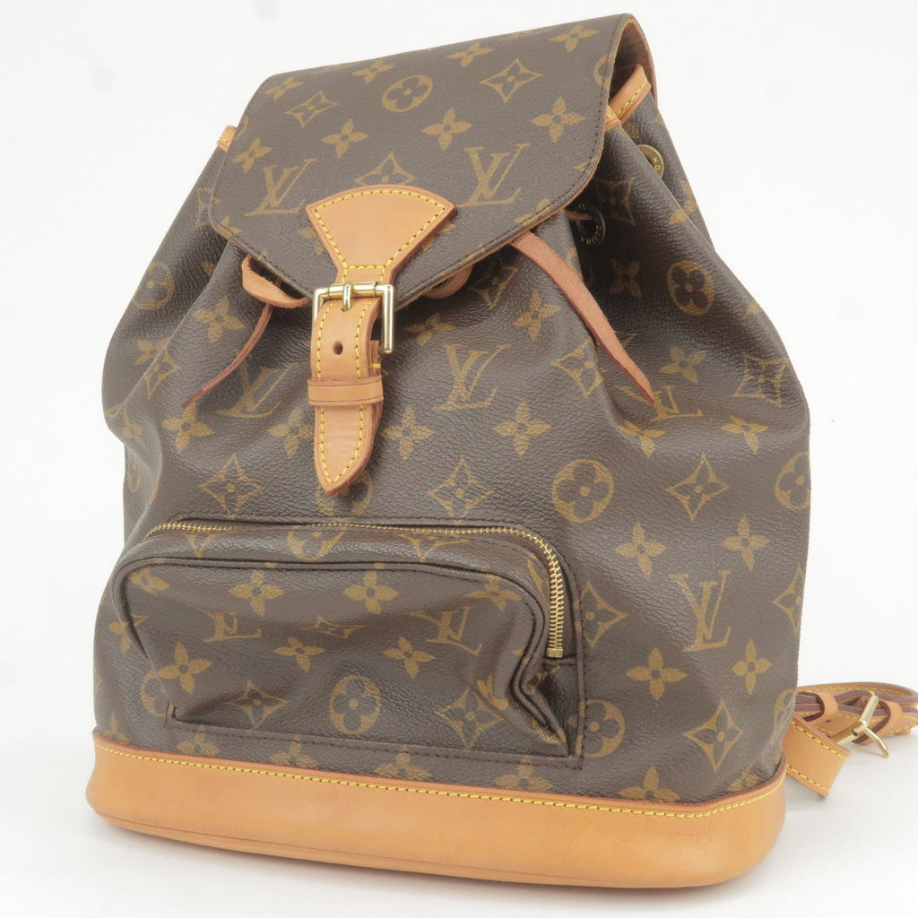 Louis Vuitton Monogram Montsouris MM Back Pack Bag M51136