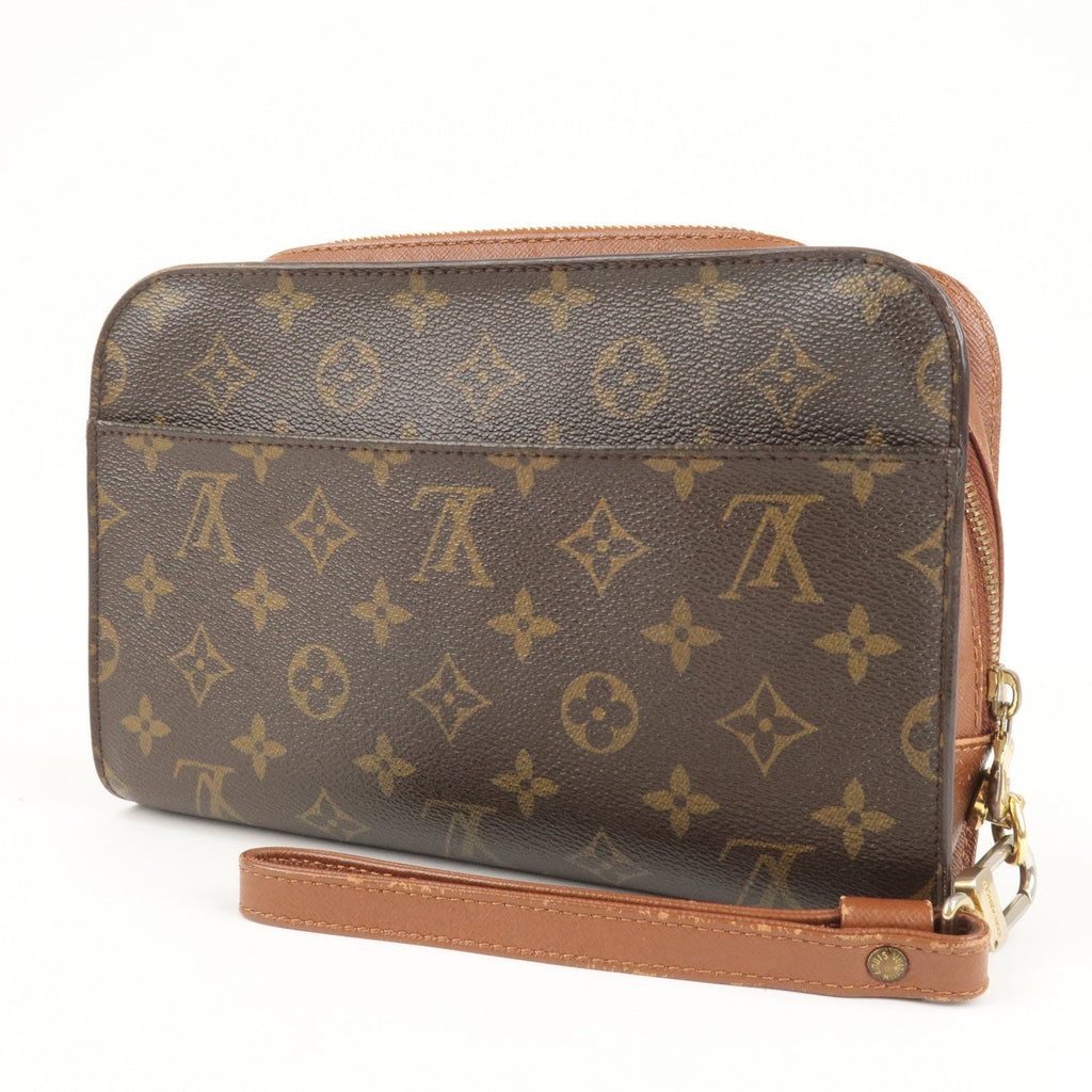 Louis Vuitton Monogram Orsay Clutch Bag Pouch Brown M51790