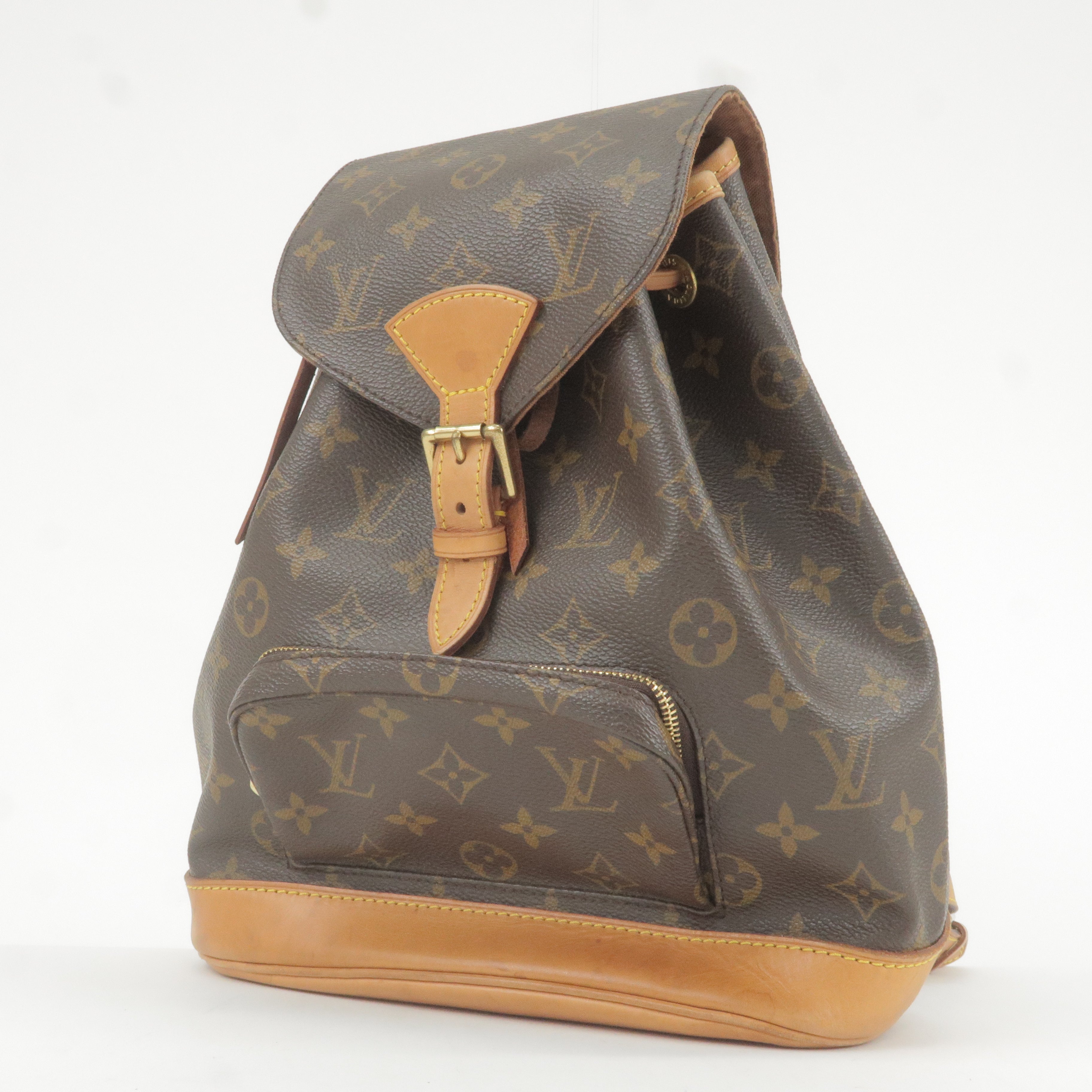 Louis Vuitton Monogram Montsouris MM Back Pack Bag M51136