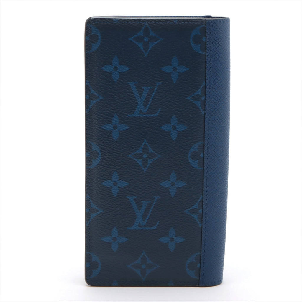 Louis Vuitton Taigaama Portefolio Braza M30297 Cobalt Wallet