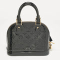 Louis Vuitton Black Magnetique Monogram Vernis Alma Bb Bag..