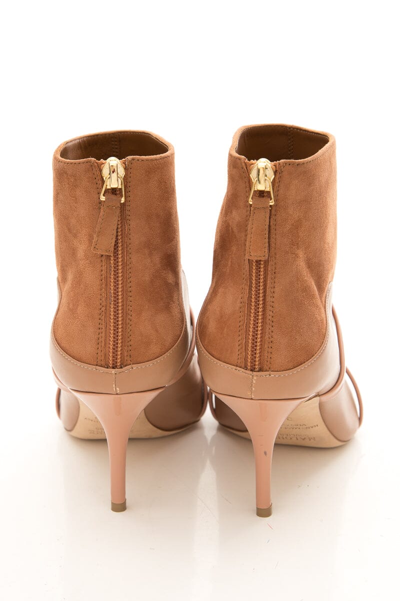 Malone Souliers Nude Booties SZ 39