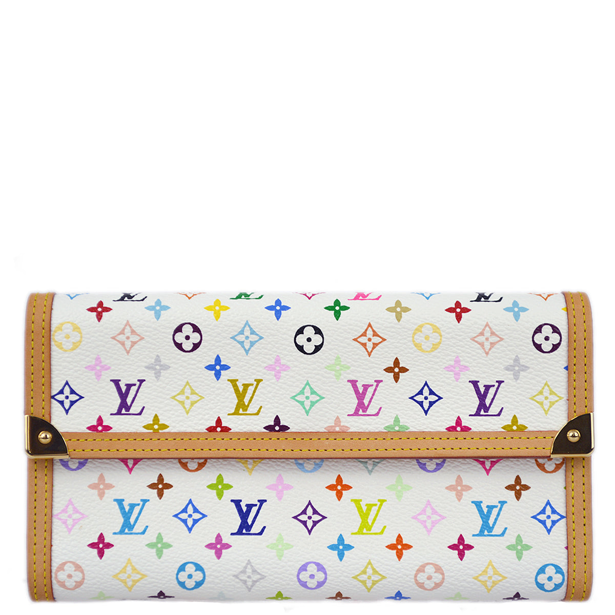 Louis Vuitton 2003 Multicolor Porte Tresor International Wallet M92659