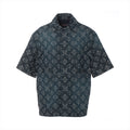 Louis Vuitton 23AW Cotton Denim Shirt S  Naked Monogram Shoes Shorts Shirt 1ABXXH RM232