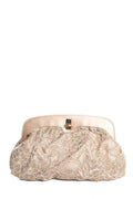 Dolce & Gabbana Beige Lace Clutch