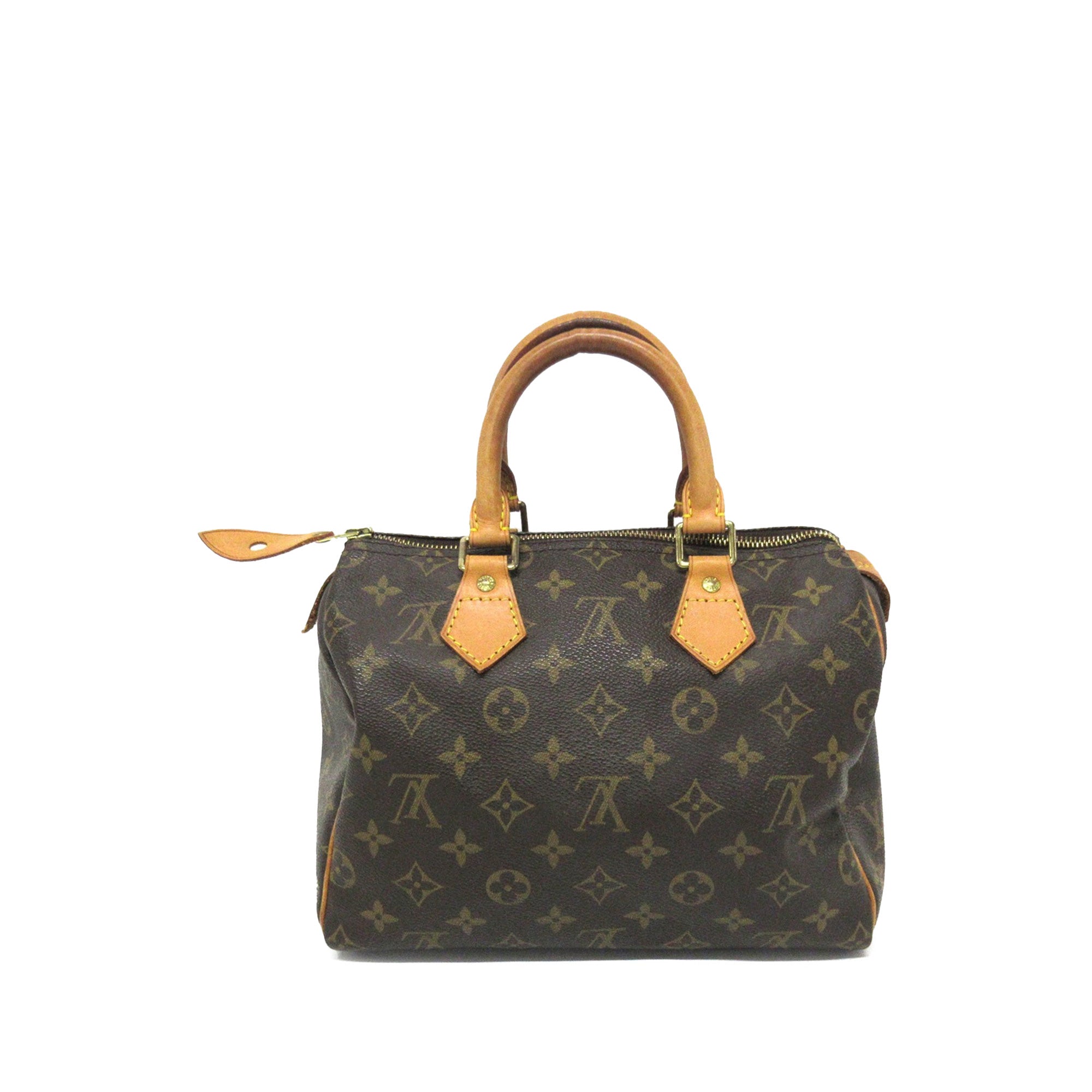 Brown Louis Vuitton Monogram Speedy 25 Boston Bag