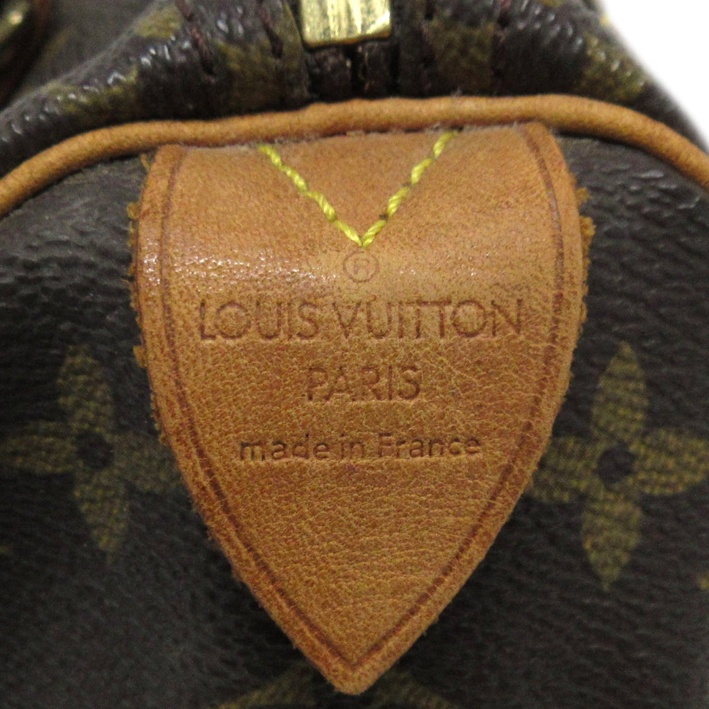 Brown Louis Vuitton Monogram Speedy 25 Boston Bag