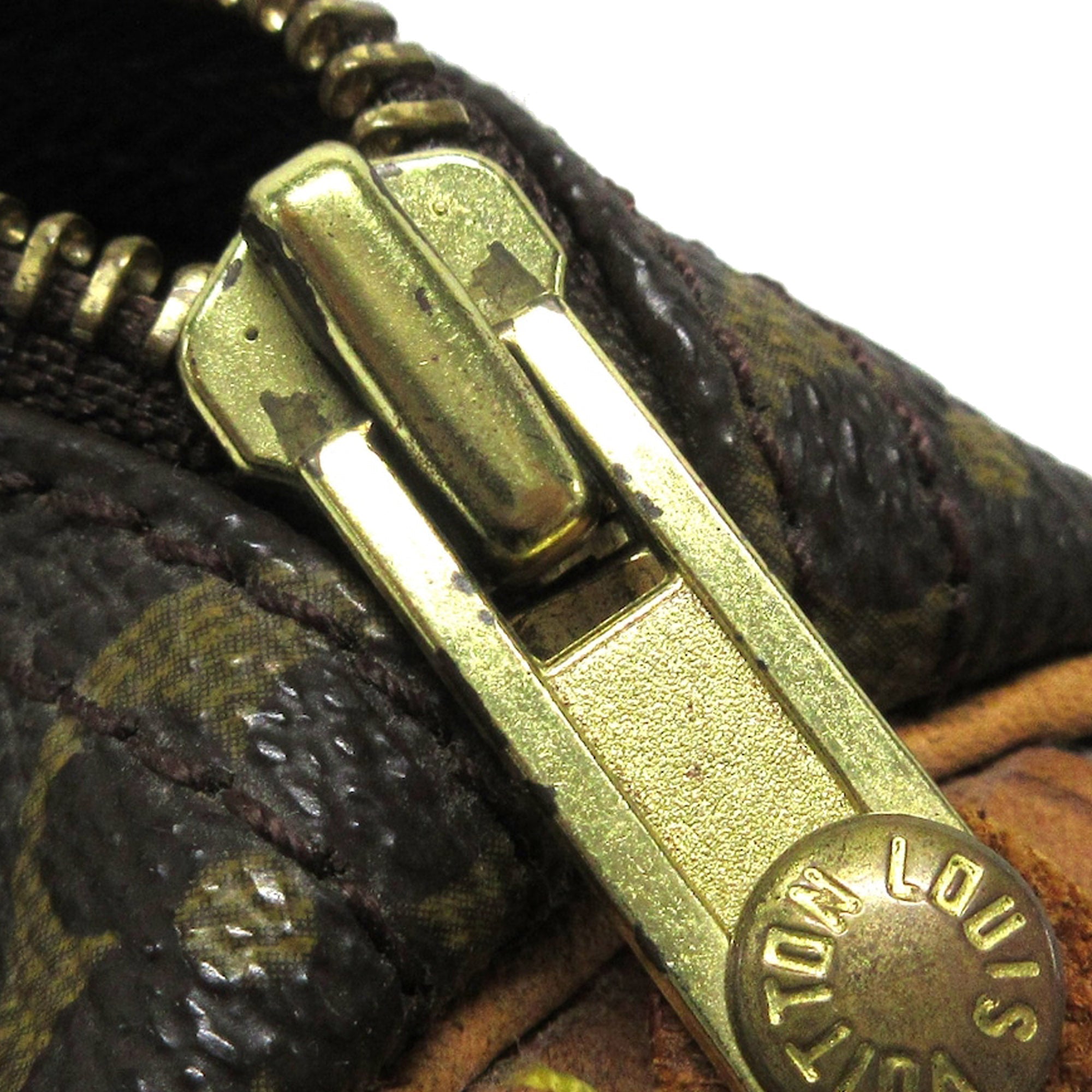 Brown Louis Vuitton Monogram Speedy 25 Boston Bag