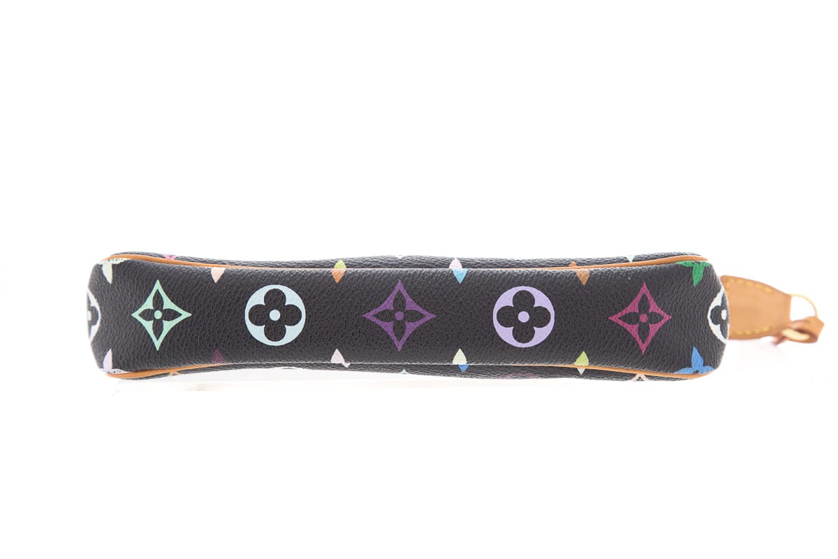 Louis Vuitton X Takasgi Murakami 2003 Multicolor Canvas Monogram Pochette