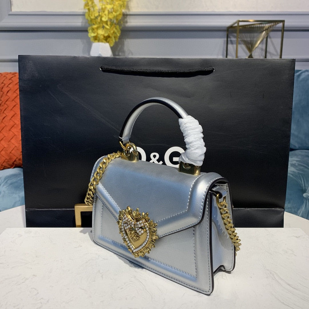 GLAMI Small Devotion Bag In Mordore NappaÃ‚Â Silver For Women 7.5in/19cm GLAMI GLAMI6711A101680998