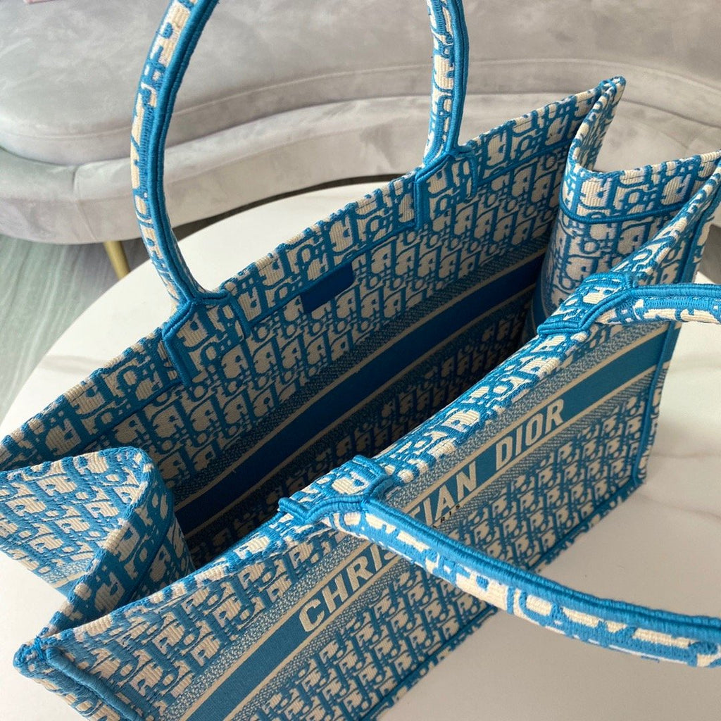 GLAMI Large Book Tote Blue, For Women, WomenÃ¢â‚¬â„¢s Handbags 16.5in/42cm CD