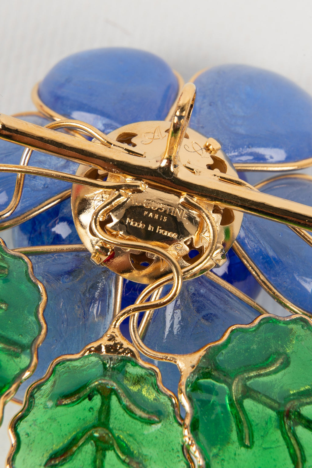 Broche / Pendentif en pÃƒÆ’Ã‚Â¢te de verre Augustine