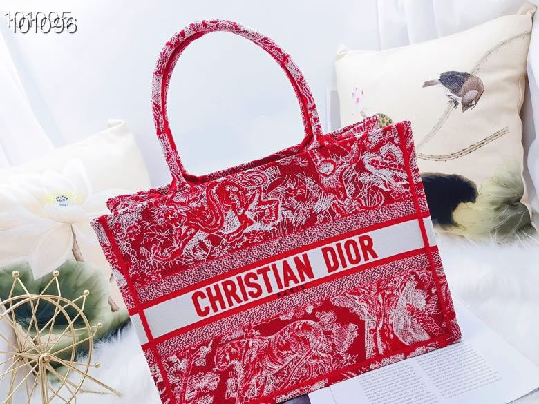 GLAMI Large Book Tote Red, For Women, WomenÃ¢â‚¬â„¢s Handbags 16.5in/42cm CD