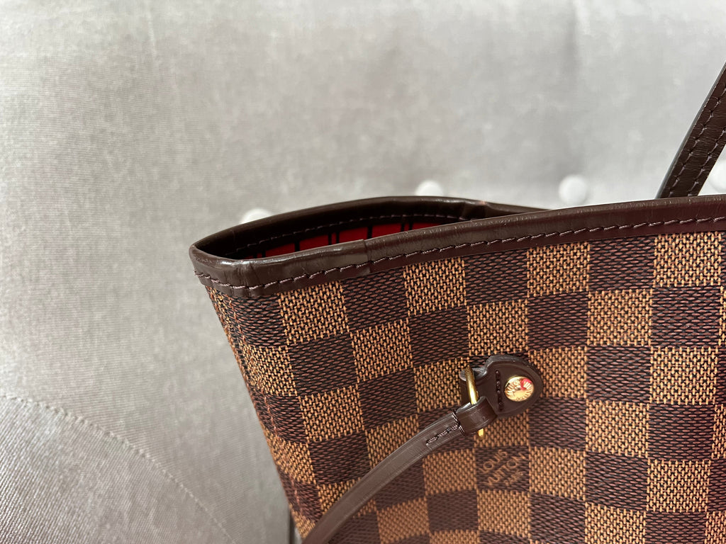 Louis Vuitton Neverfull MM Damier Ebene Cherry Interior (RRP £1,410)
