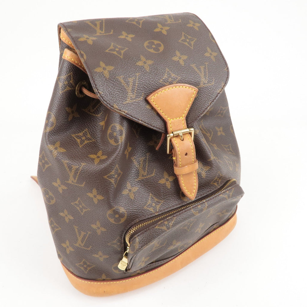 Louis Vuitton Monogram Montsouris MM Back Pack Bag Brown M51136