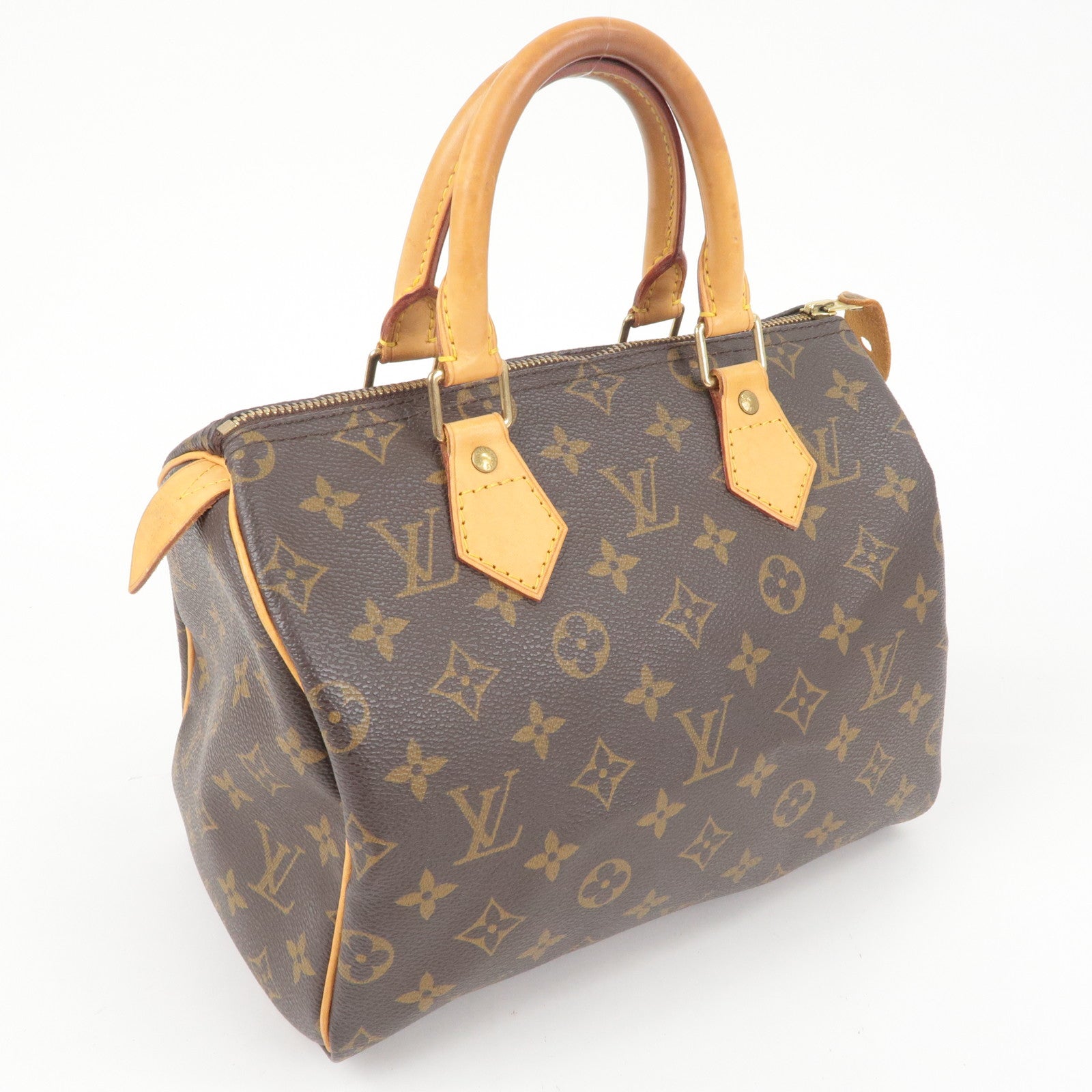 Louis Vuitton Monogram Speedy 25 Hand Bag Boston Bag M41528