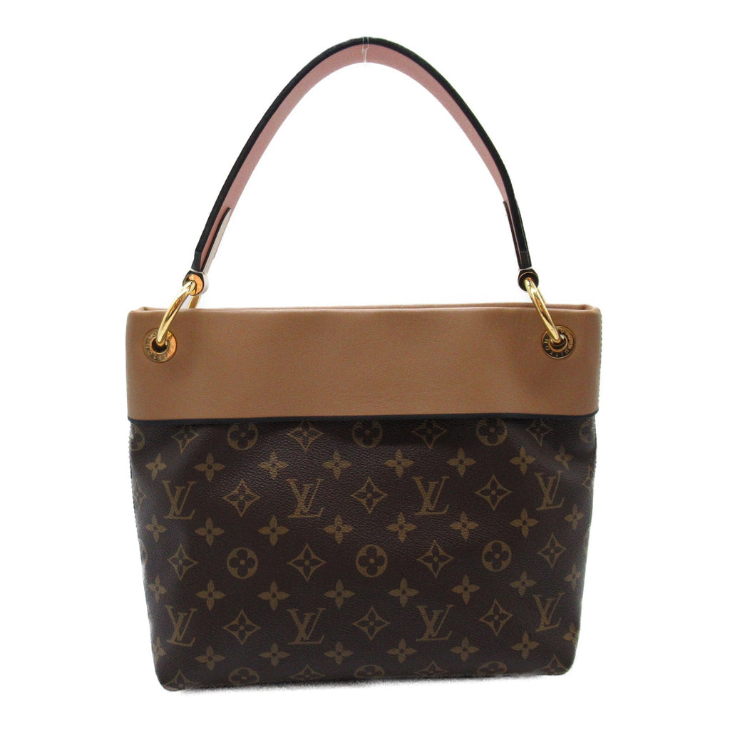 Louis Vuitton Louis Vuitton Tuil Reeves Shoulder Bag PVC Coated Canvas Leather Monogram  Brown Seasame/Pesh/Creme M44272