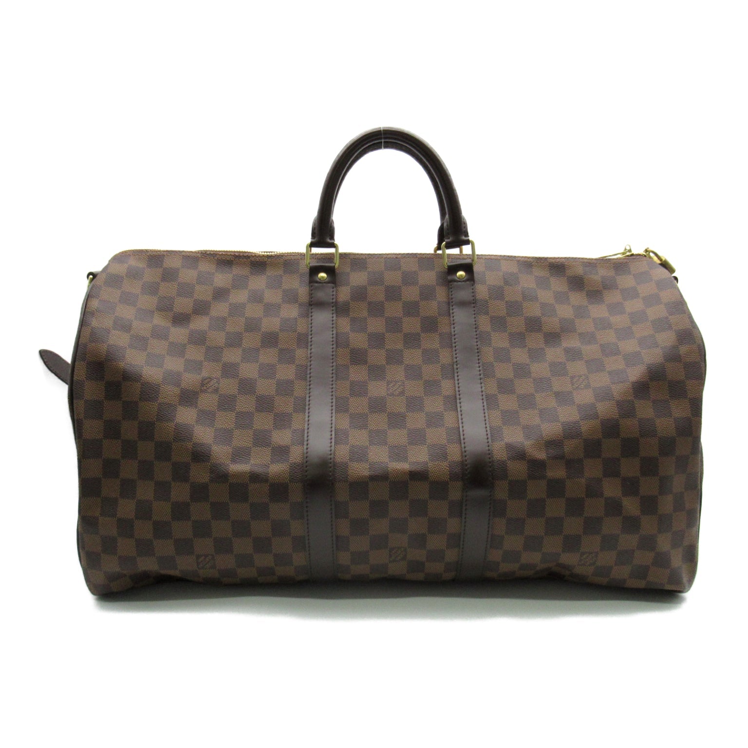 Louis Vuitton Louis Vuitton Keepall Bandouliere 55 Boston Bag PVC Coated Canvas Damiens  Brown N41414