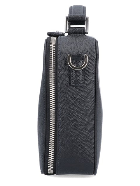 Prada Men Brique Saffiano Bag