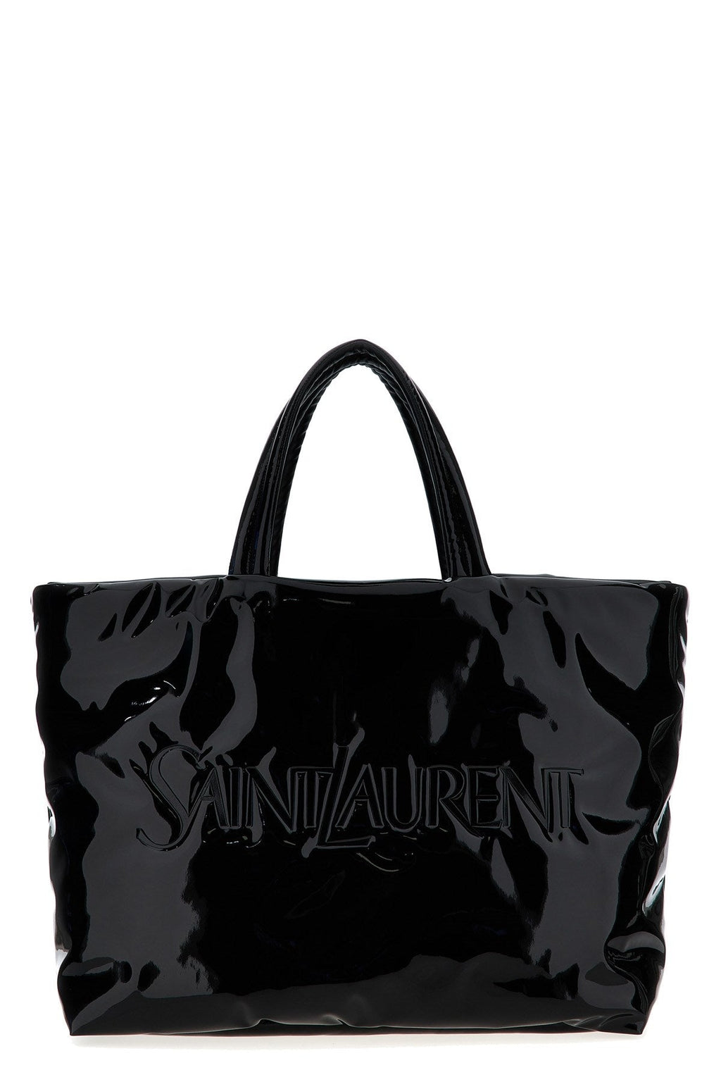 Saint Laurent Men Maxi Patent Bag
