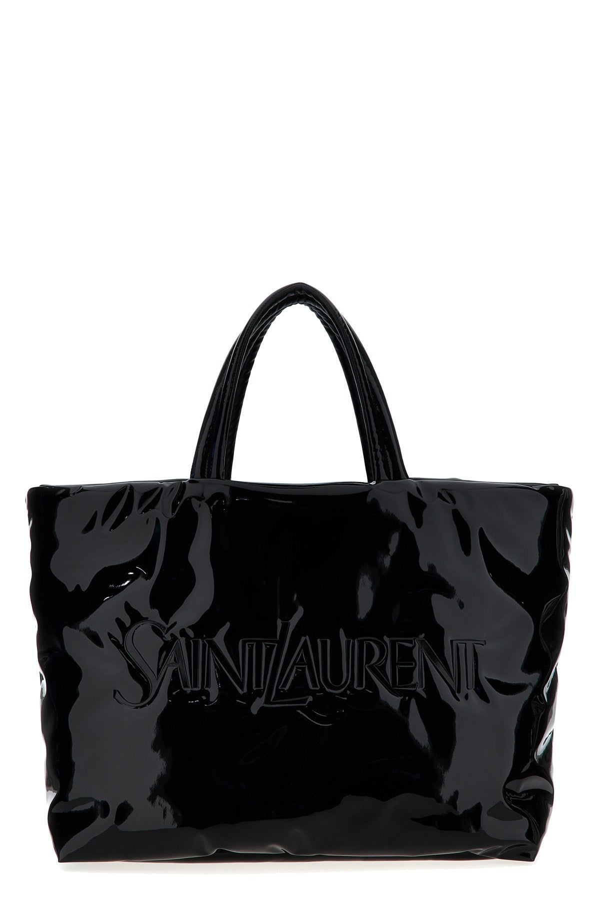 Saint Laurent Men Maxi Patent Bag