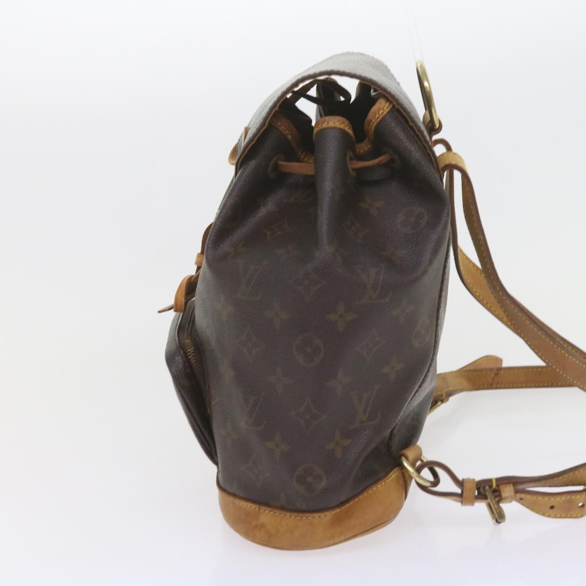 Louis Vuitton Montsouris Mm  Canvas Backpack Bag ()