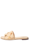 Valentino Metallic Gold Rockstud Slides SZ 35