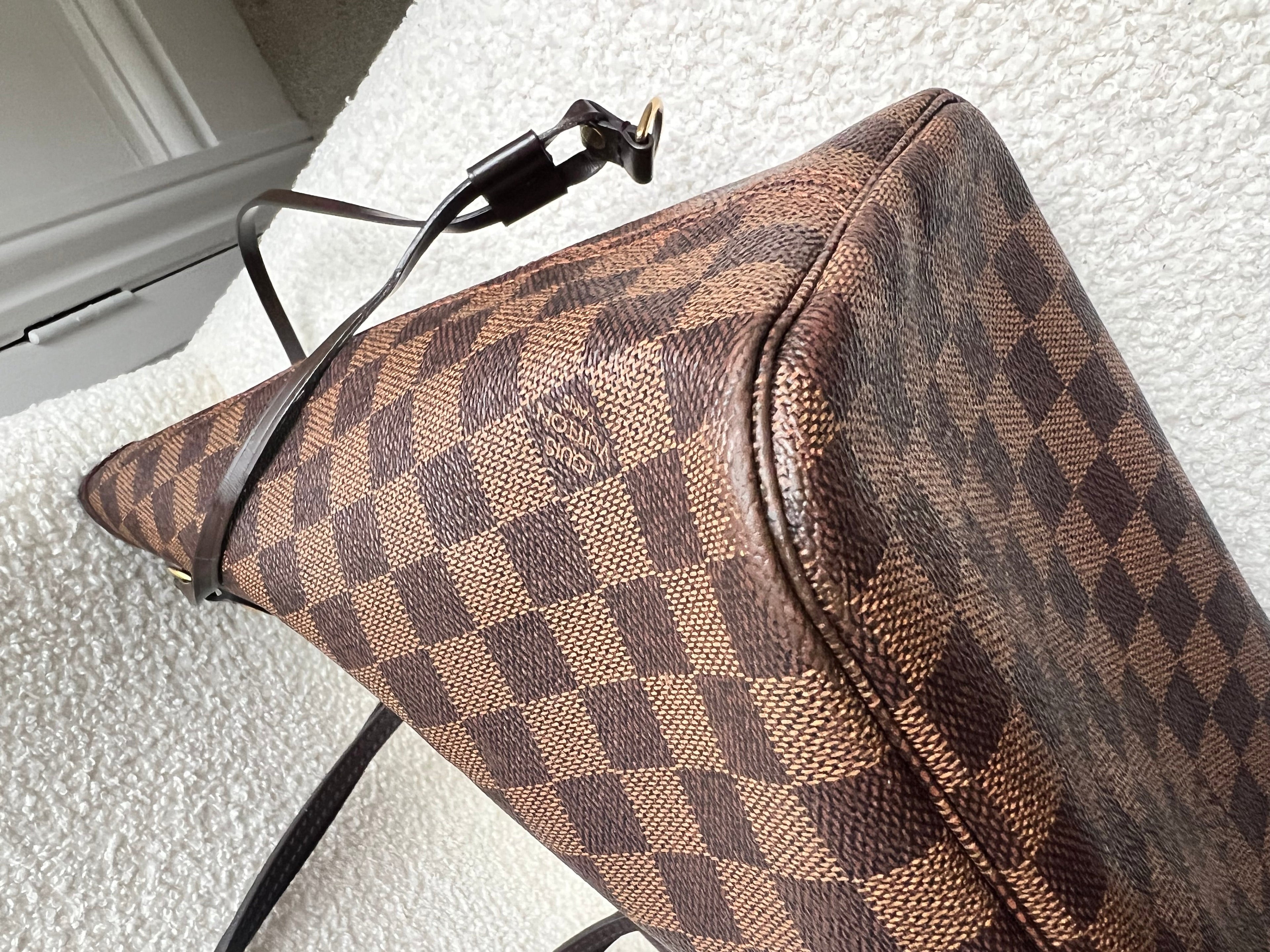 Louis Vuitton Neverfull MM Damier Ebene Cherry Interior (RRP £1,410)