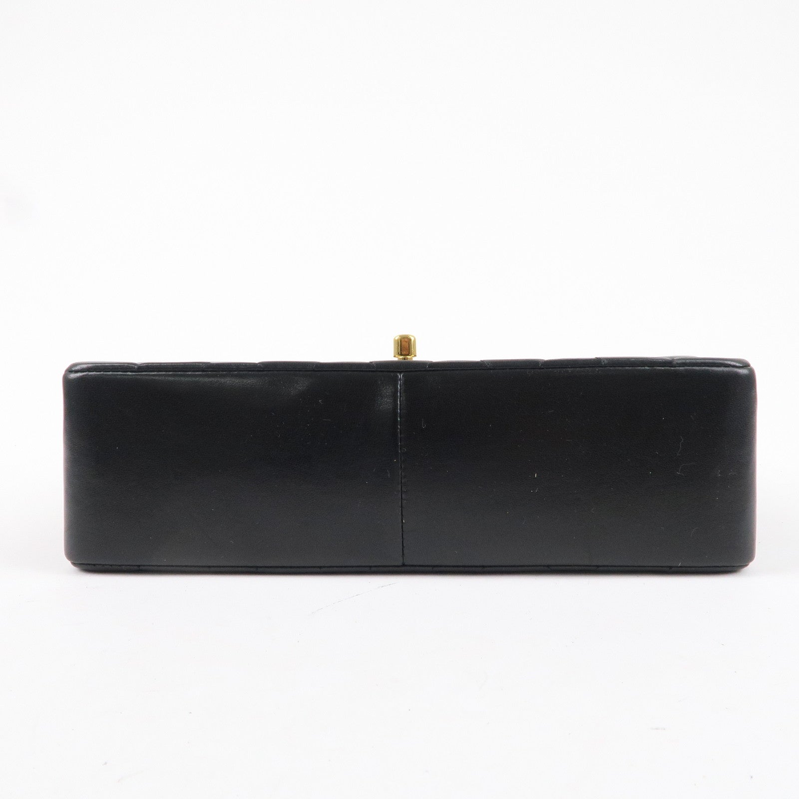 CHANEL Matelasse Lambskin Diana Chain Shoulder Bag Black A01165
