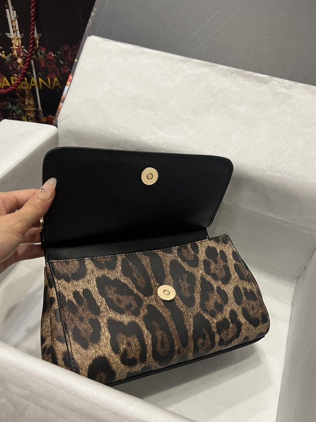 GLAMI Sicily Bag In Leopard-Print Pony Hair Multicolour For Women 7.9in/20cm GLAMI