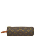 Louis Vuitton Monogram Trousse Ronde Pen Case Pouch M47630 Small Good