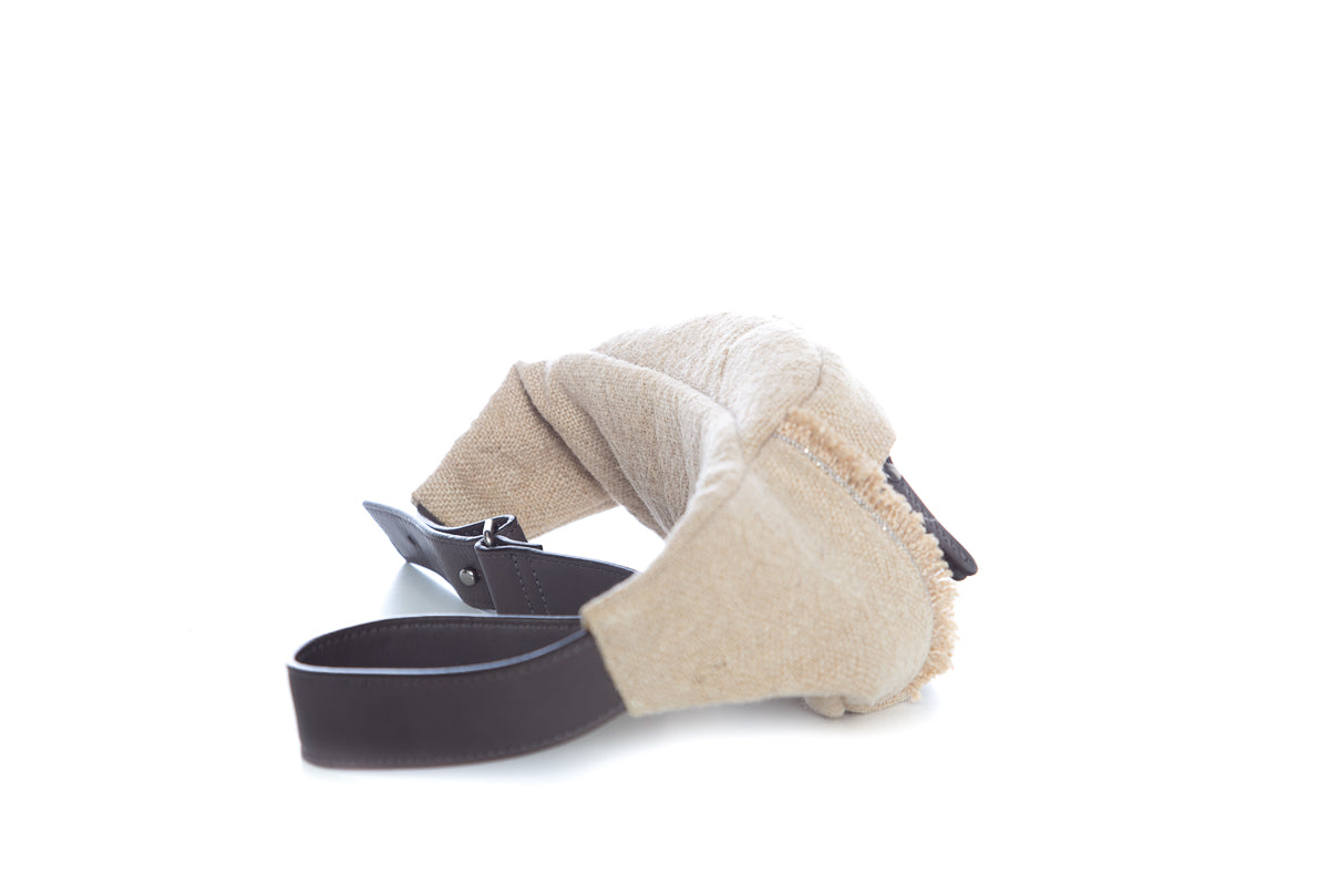 Brunello Cucinelli Tan Canvas waist bag