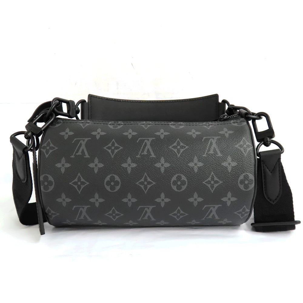 Louis Vuitton PM M46796 Monogram Eclipse Shoulder Bag 2WAY Black Gr Leather