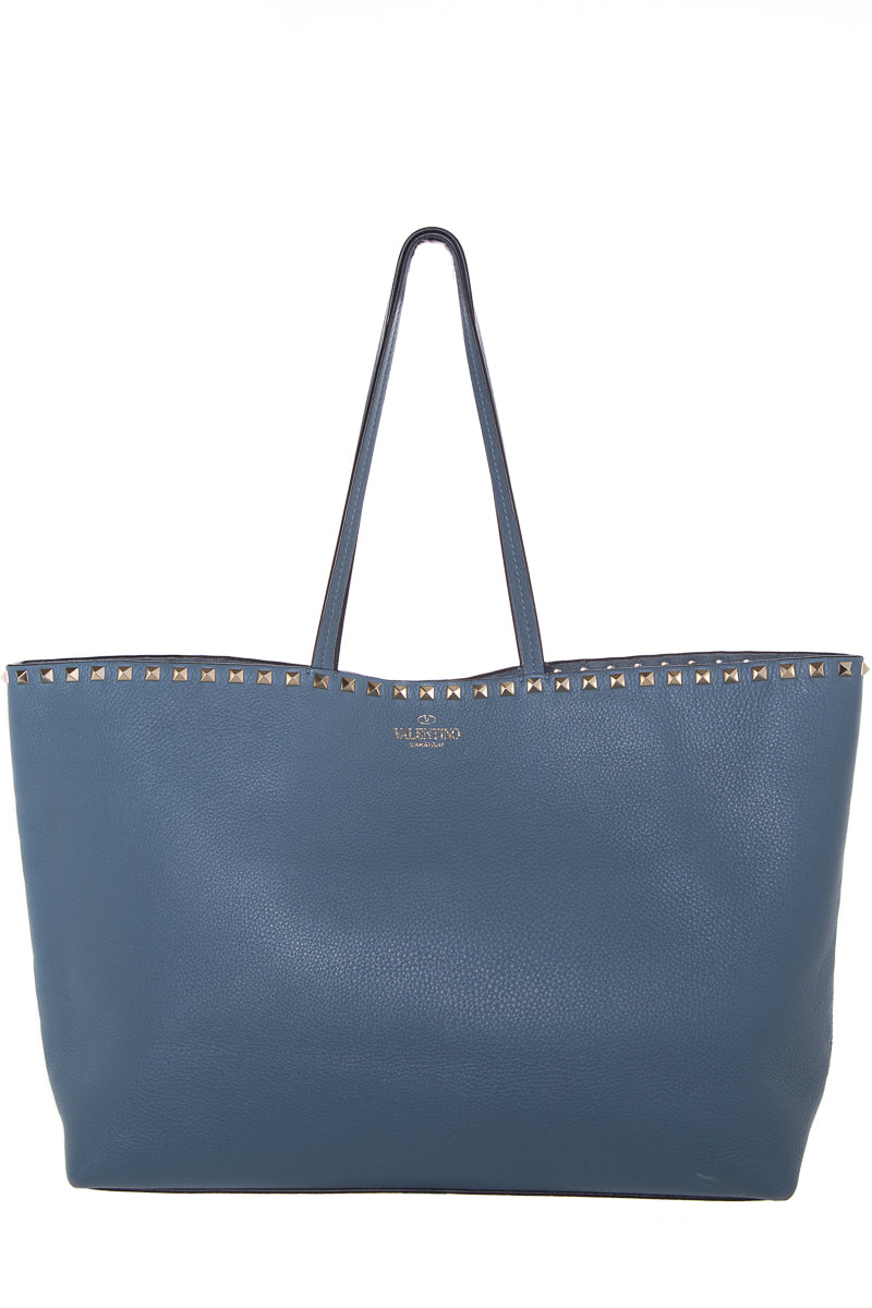 Valentino Blue Leather Tote