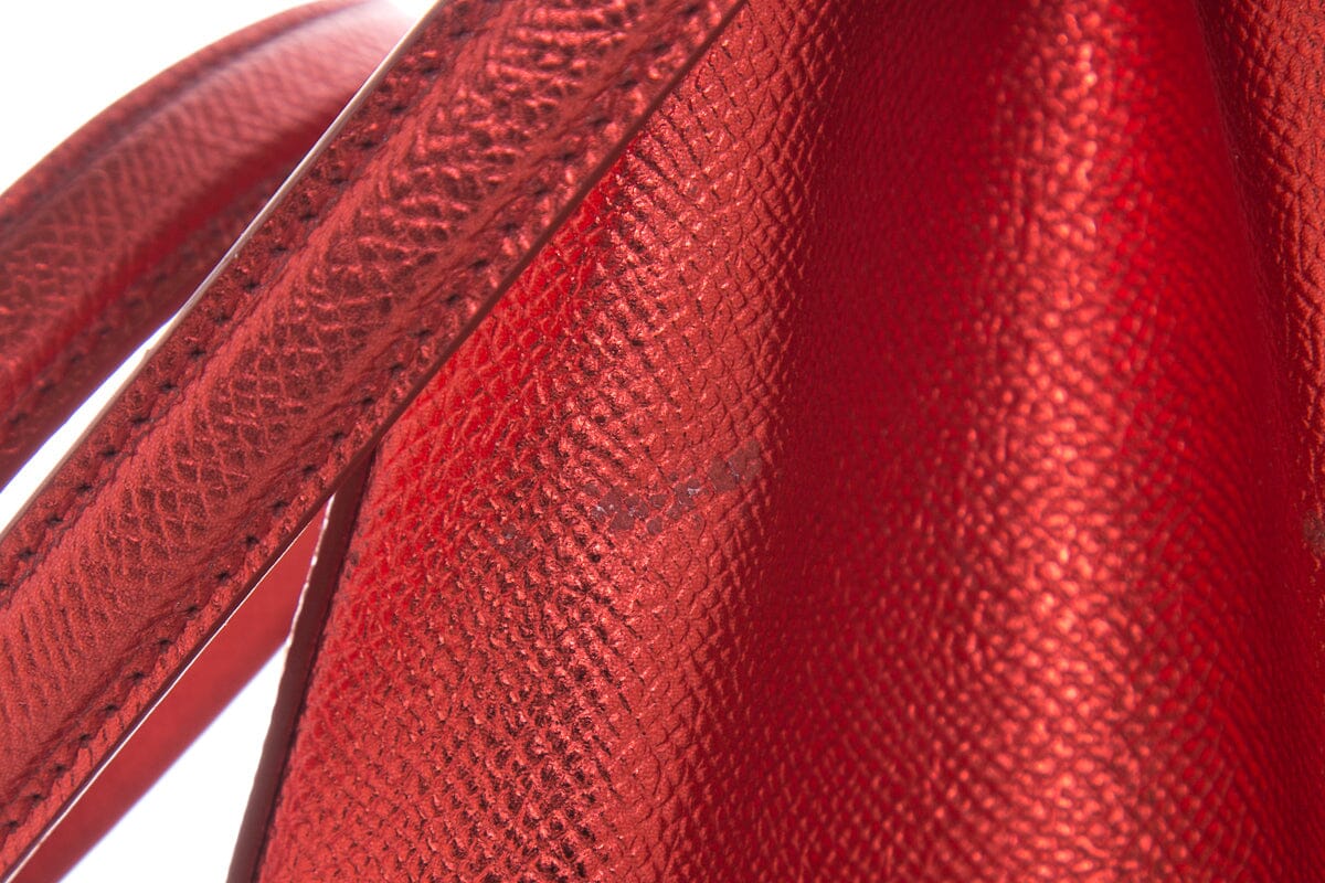Dolce & Gabbana Dauphine Red Iridescent Handbag