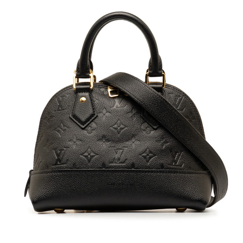Louis Vuitton Monogram Amplant Neo-Alma BB Handbag Shoulder Bag 2WAY M44829 Noir Black  Leather  Louis Vuitton