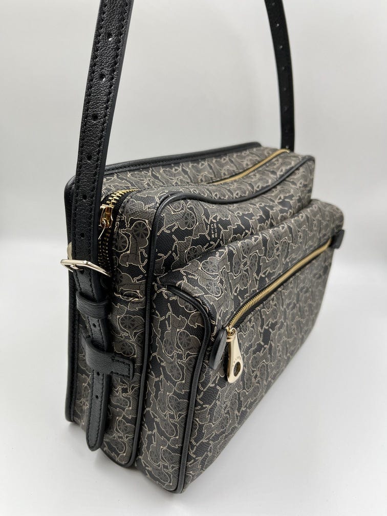 Vintage Celine Coated Canvas Sulky Bag