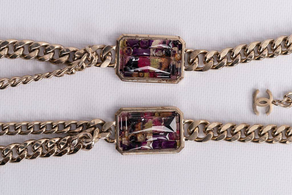 Collier gourmette Chanel DÃƒÆ’Ã‚Â©filÃƒÆ’Ã‚Â©