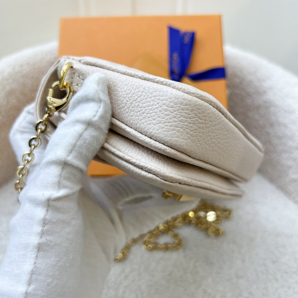 LV Micro Metis in Cream Empreinte Leather and GHW