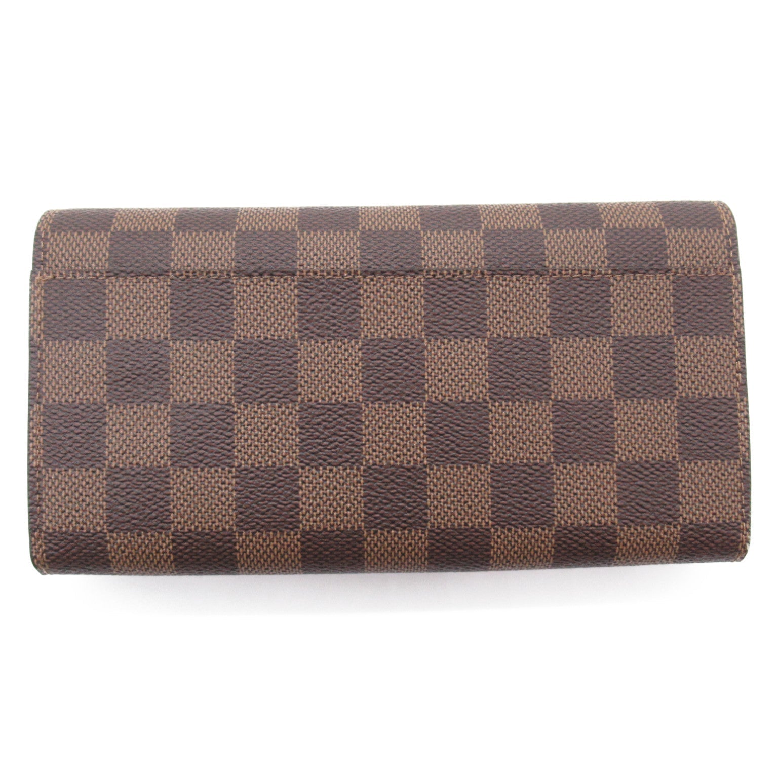 Louis Vuitton Louis Vuitton Portefolio Sarah Double Fold Wallet Wallet PVC Coated Canvas Damier  Brown N63209