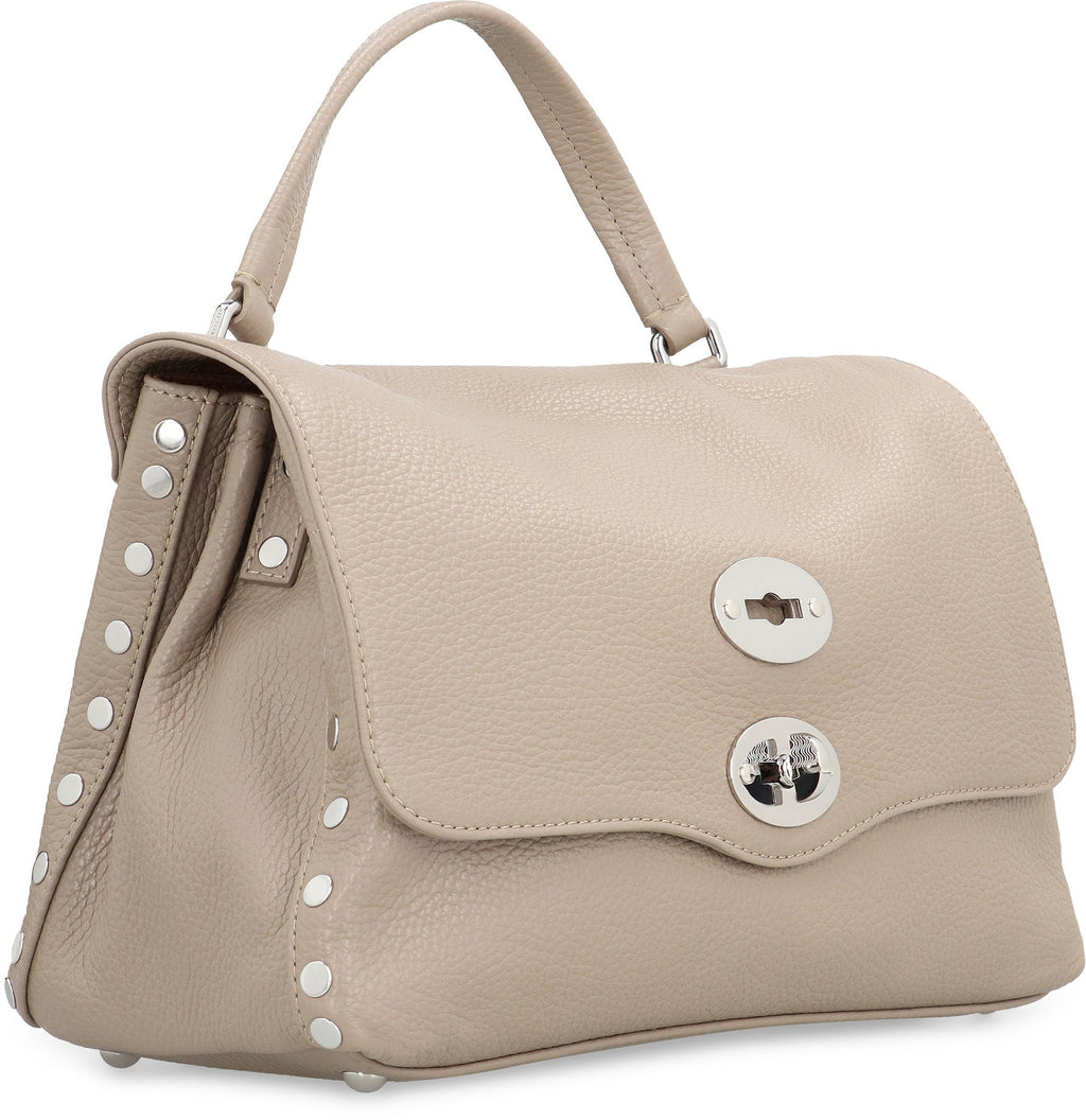 POSTINA S LEATHER HANDBAG