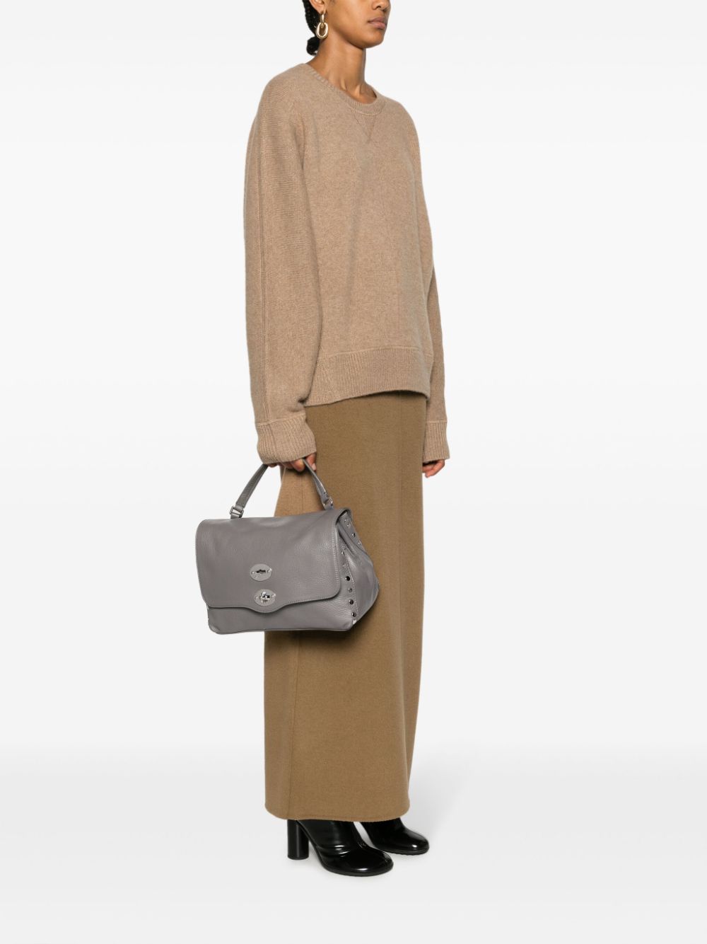 POSTINA DAILY SMALL LEATHER HANDBAG