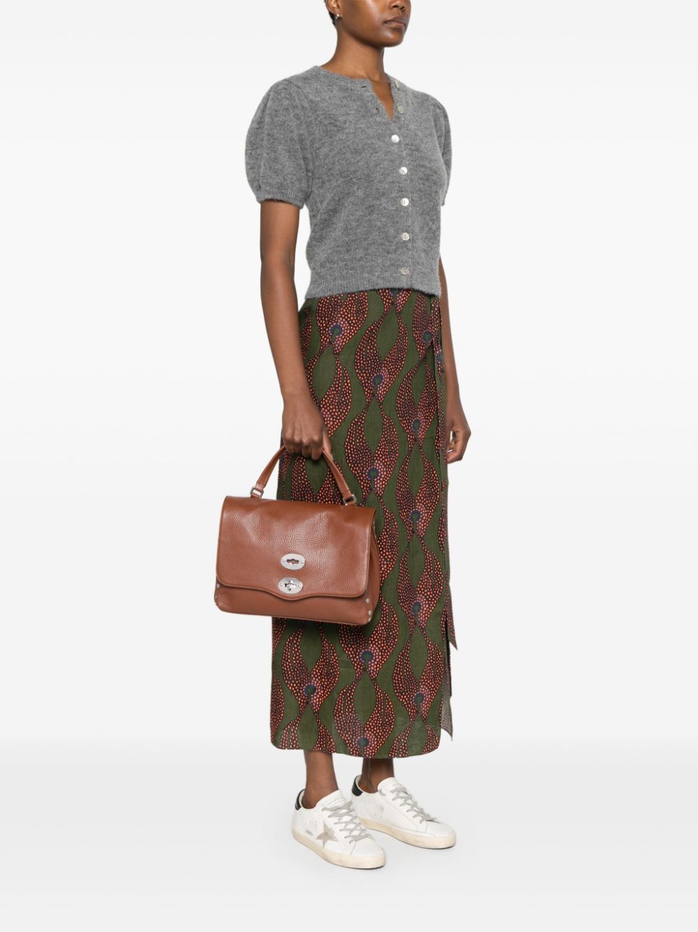 POSTINA DAILY SMALL LEATHER HANDBAG