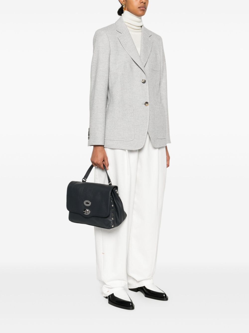 POSTINA DAILY SMALL LEATHER HANDBAG