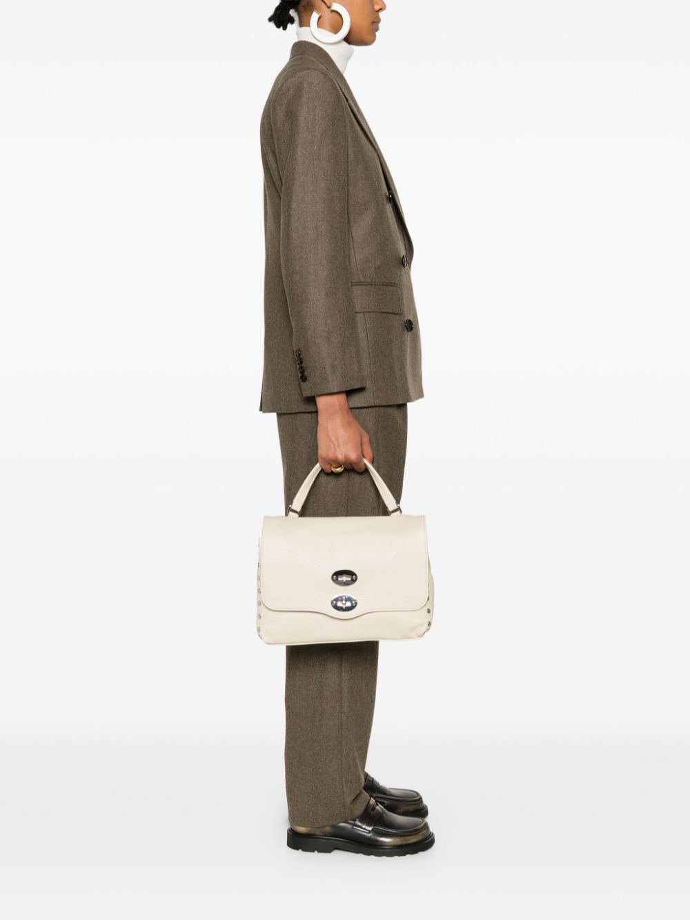 POSTINA DAILY SMALL LEATHER HANDBAG
