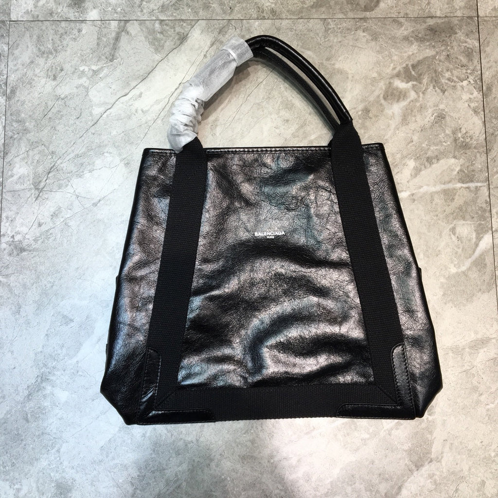 Balen Navy MeGLAMIum Cabas Tote Bag In Black, For Women,  Bags 14.1in/36cm