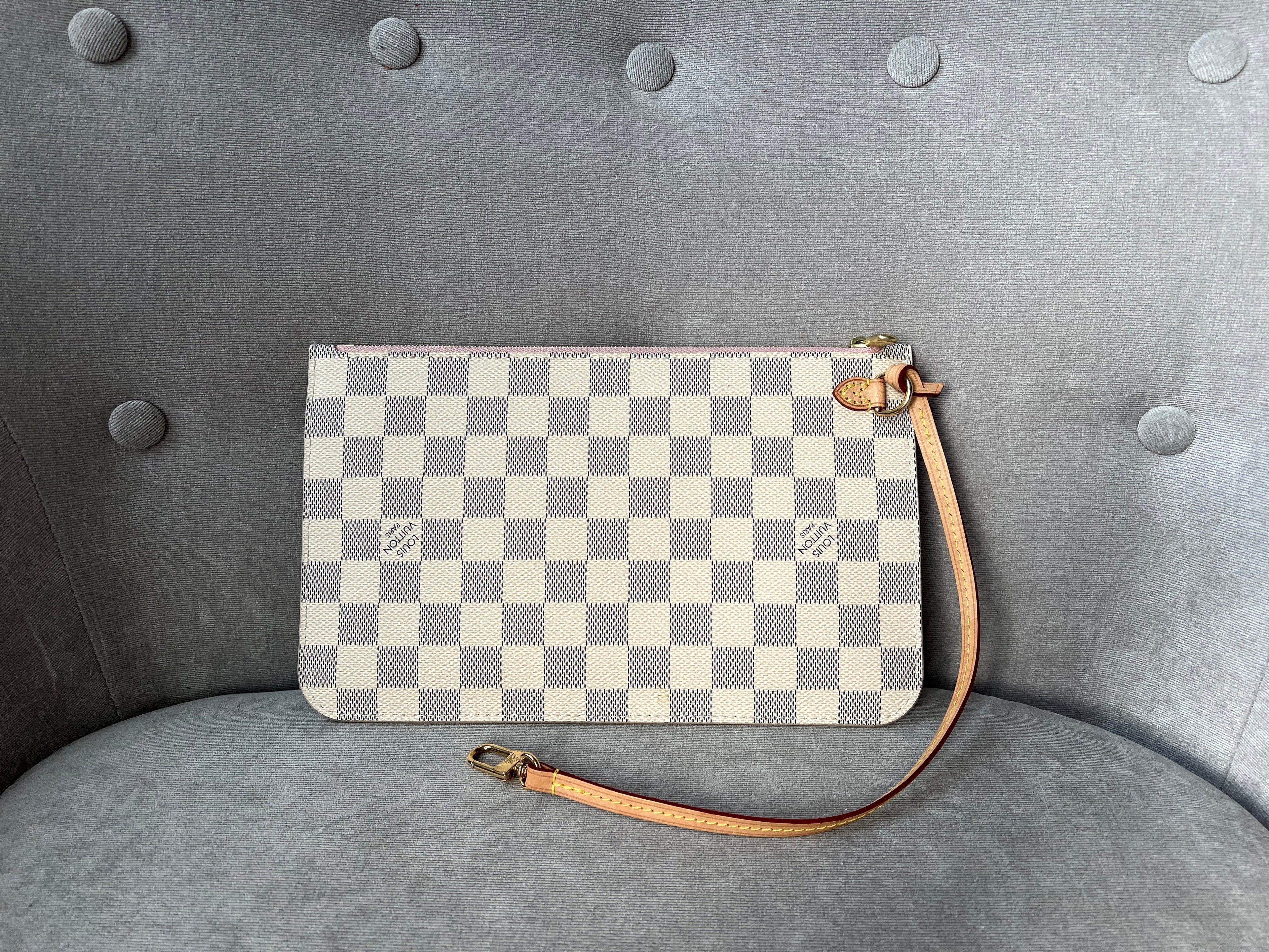 Louis Vuitton Pouch (from Neverfull MM) in Damier Azur